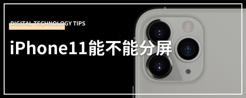 iPhone11能不能分屏