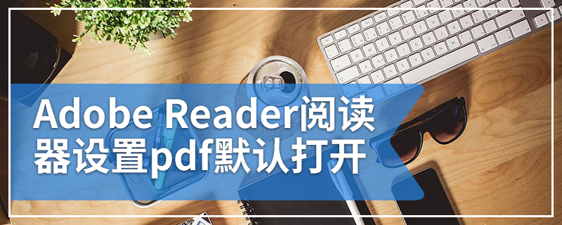 Adobe Reader阅读器设置pdf默认打开