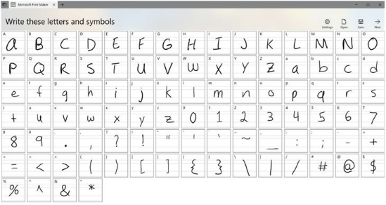 微软正式上架Windows10 Font Maker:支持用户自定义字体