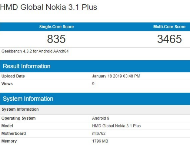 诺基亚3.1 Plus安卓9 Pie即将迎来升级更新