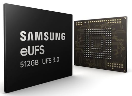 三星宣布Galaxy Fold成为了首发eUFS3.0闪存的量产机型