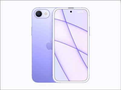 iPhone SE（2023） 概念设计图，採居中打孔萤幕、白色萤幕边框和多彩配色机身