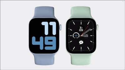 Apple Watch Series 7 外观渲染图首次曝光