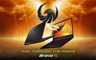 MSI推出配备AMD Ryzen 5000 H系列处理器和Radeon RX 5500M显示卡的Bravo 15游戏笔记