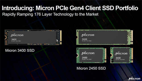 Computex 2021：Micron首批PCIe 4.0固态硬碟：採用自研控制器+176层3D TLC