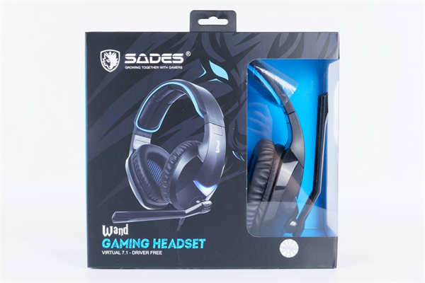赛德斯SADES Wand 魔杖电竞耳机/7.1 3D环绕声、创造电竞中的致胜先机