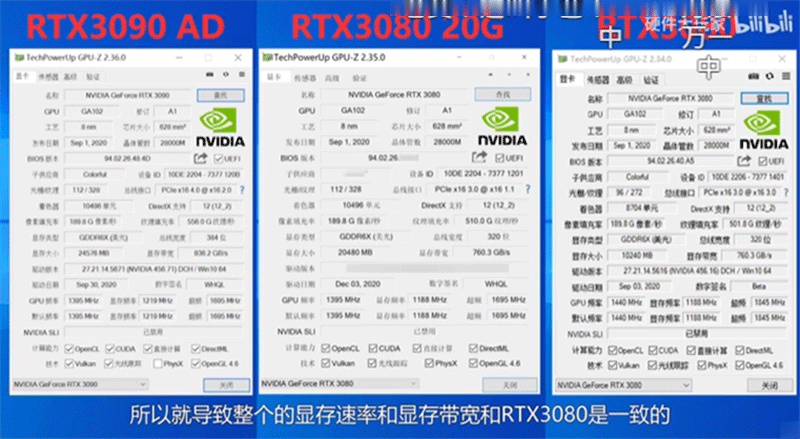 NVIDIA GeForce RTX 3080 Ti 实测跑分现身，效能表现几乎跟 RTX 3090 差不多（这张还是有