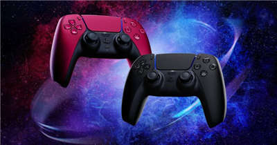 PS5 DualSense 无线控制器推出「午夜黑」和「星尘红」全新配色