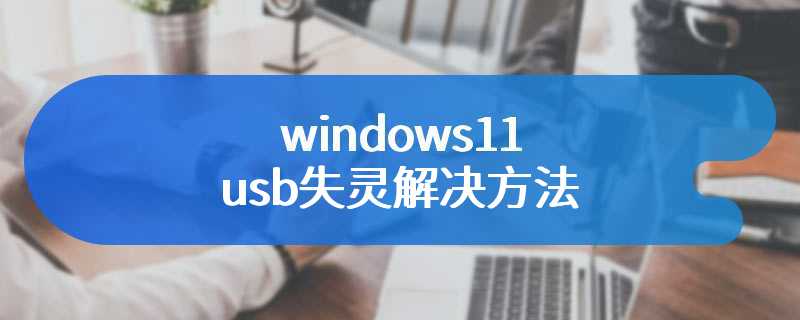 windows11 usb失灵解决方法