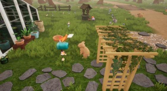 超可爱合作休闲游戏《兔子温室》登陆Steam和兔子伙伴经营温室